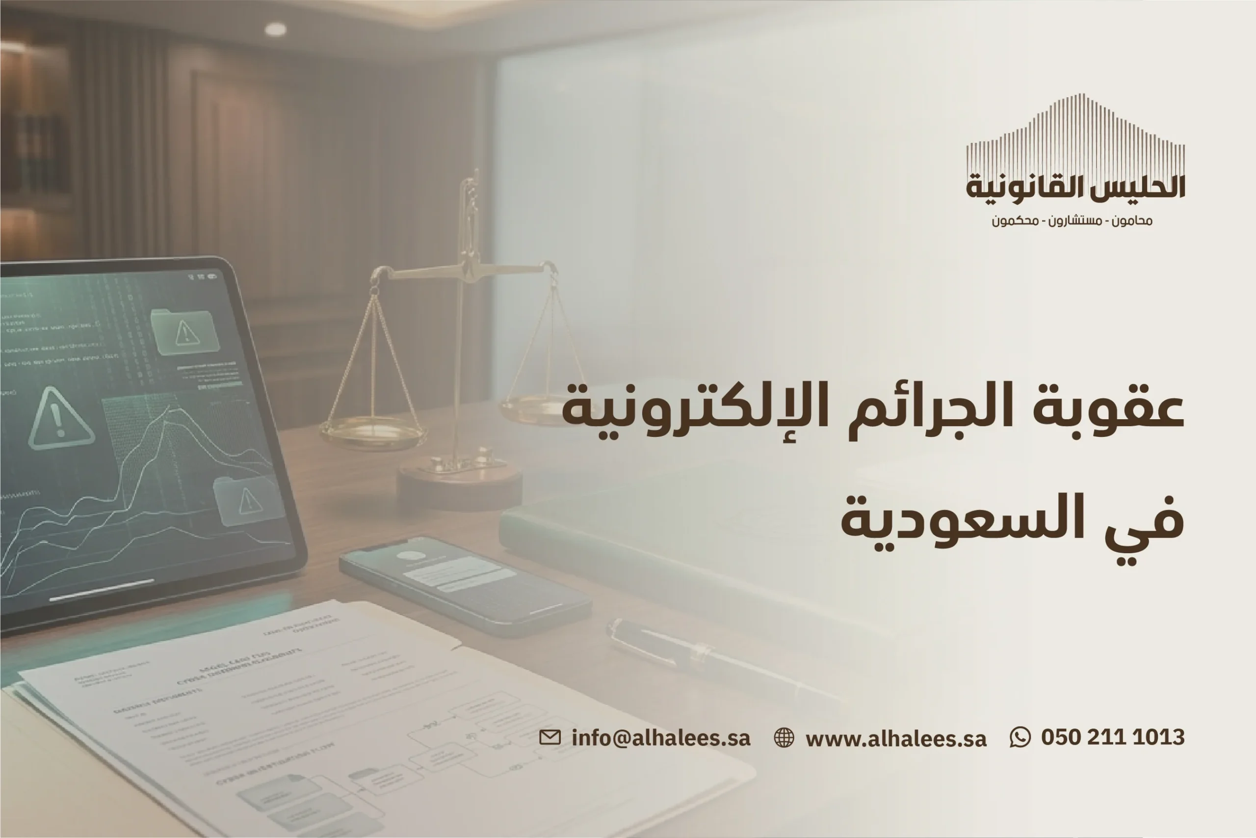 عقوبة الجرائم الالكترونية في السعودية | أفضل محامي قضايا معلوماتية 0502111013